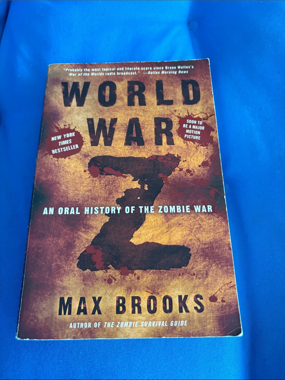 World War Z By Max Brooks Soft Cover An Oral History Of The Zombie War NWOTS